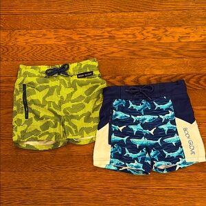 Body Glove Toddler Shark Swim Trunks Set 2T